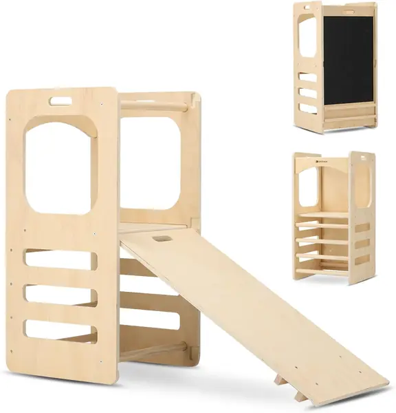 4-in-1 Montessori Klettergerüst Kletterturm Indoor für…