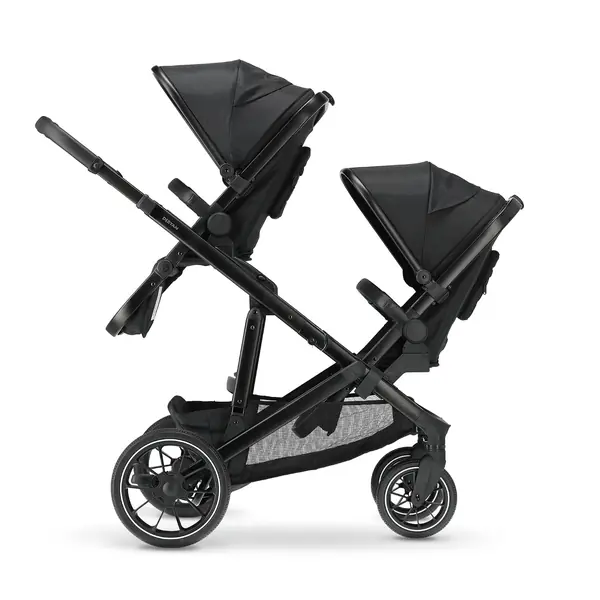 Evy V2 Kinderwagen für 2 Kinder - für Neugeborene…
